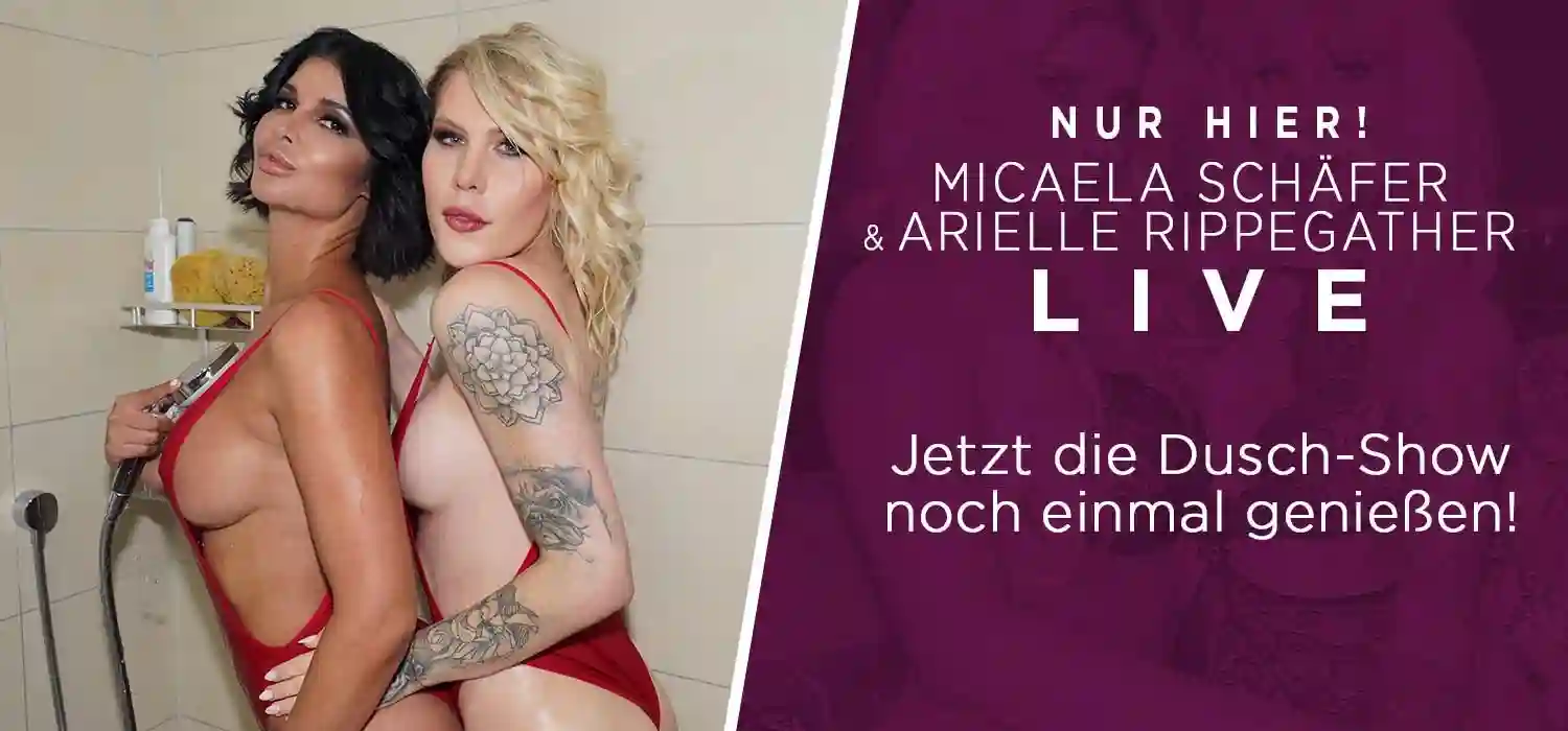 Heiße Duschshow mit Transgender Star Arielle jetzt online