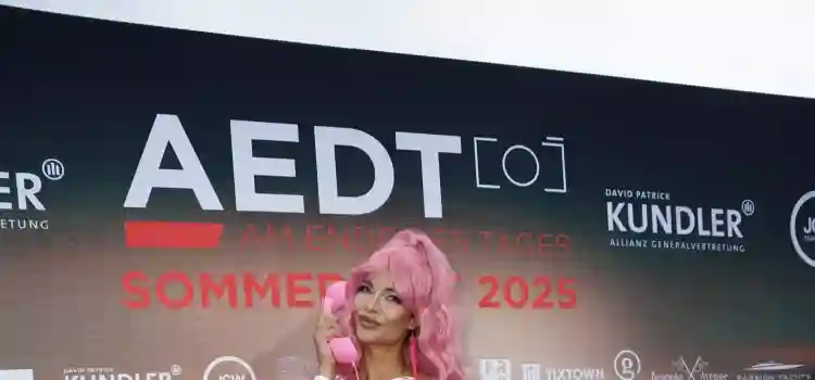 Micaela beim AEDT Sommerfest