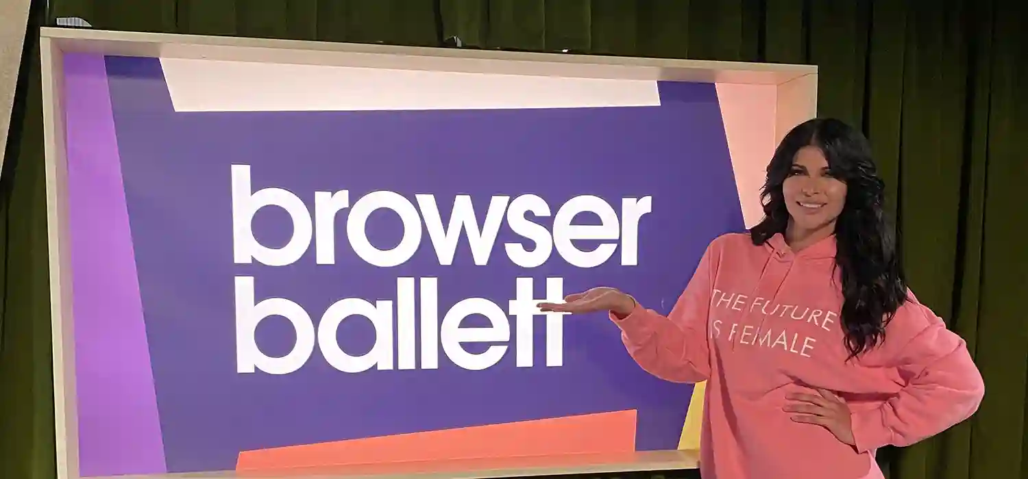 Micaela beim ARD Browser Ballett