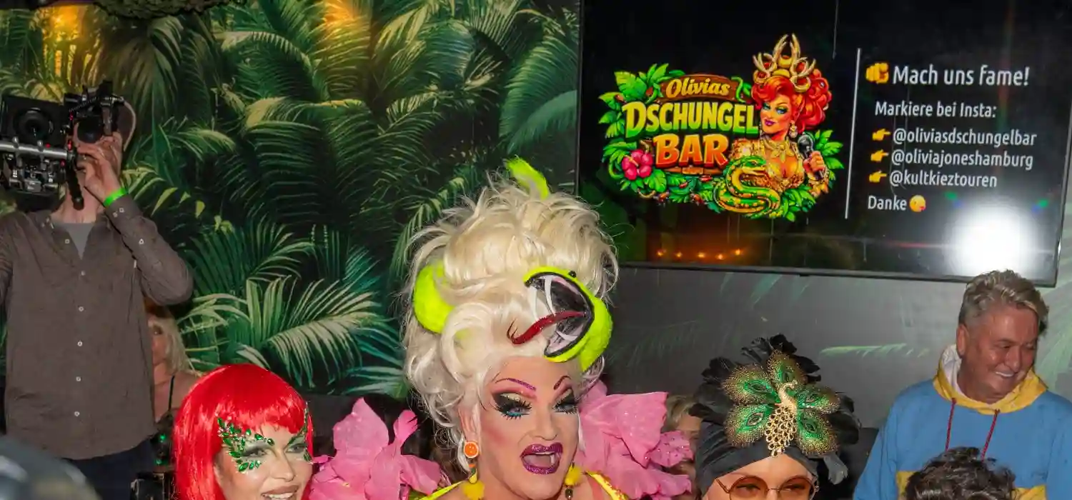 Micaela beim Opening der Olivia Jones Dschungelbar