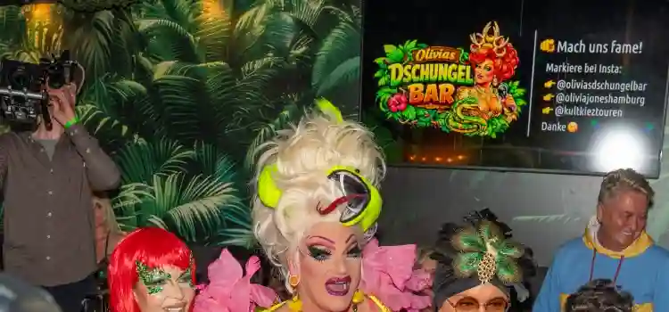 Micaela beim Opening der Olivia Jones Dschungelbar