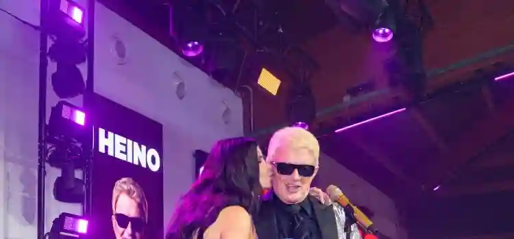 Micaela mit Heino im Bierkönig Mallorca